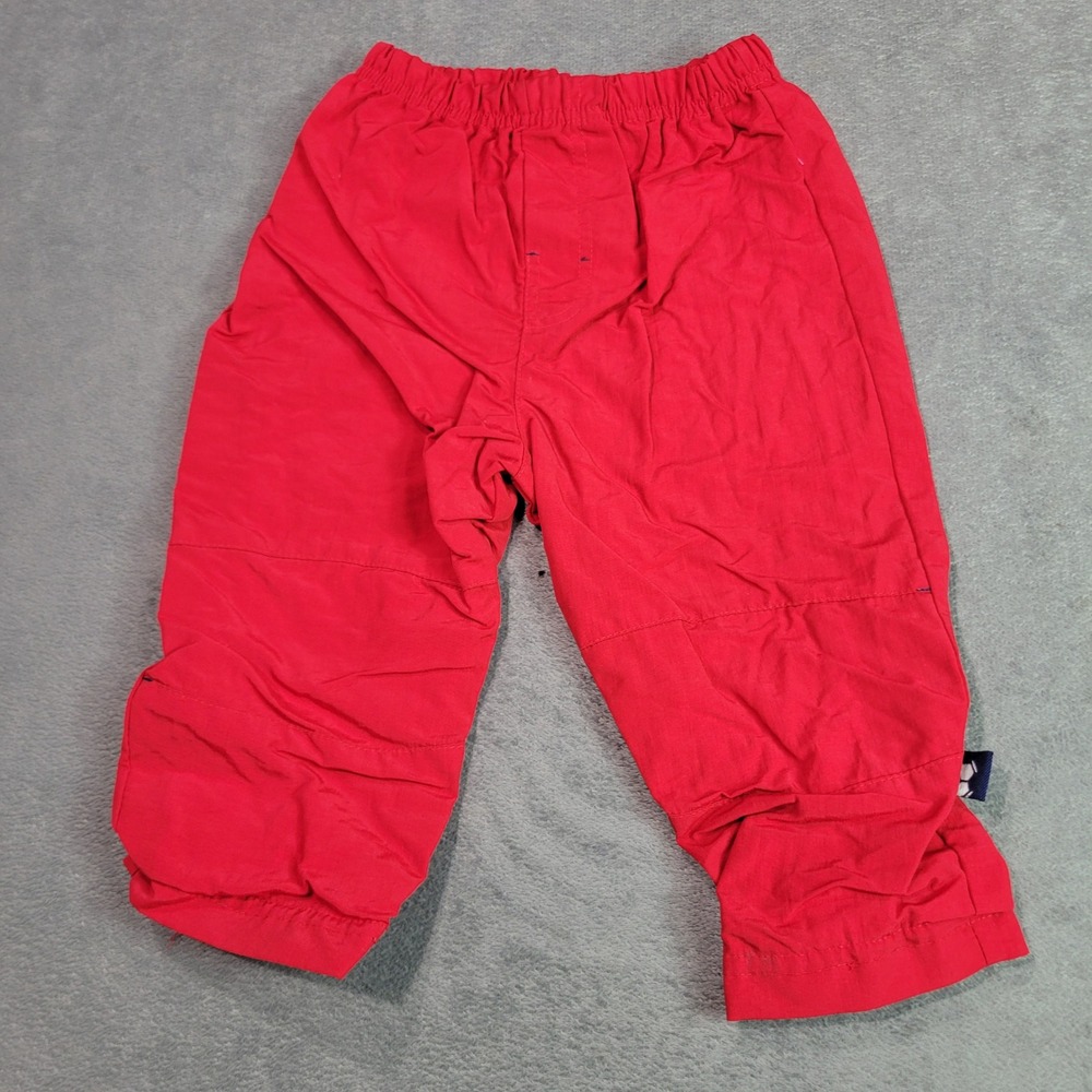 Disney Pants Unisex 18M Red Track Pants Sporty Lined Soccer Theme 75972000